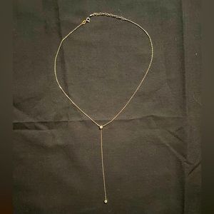 Drop necklace, 925 Sterling silver with Gold Plating